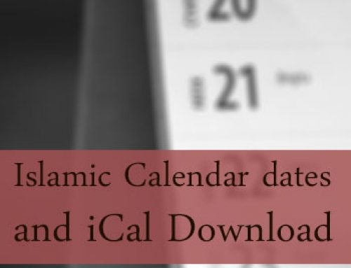 Islamic Calendar Dates 2017 (1438) & iCal Download