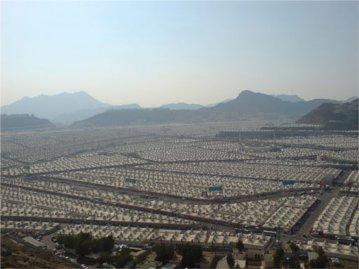 mina tent city sites in makkah and medina